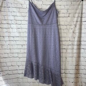 Cider NWT Sleeveless Lace Midi Lace Asymmetric Dress Cottagecore Size XL